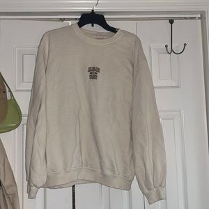 Used Urban Outfitters Cream Colored crewneck